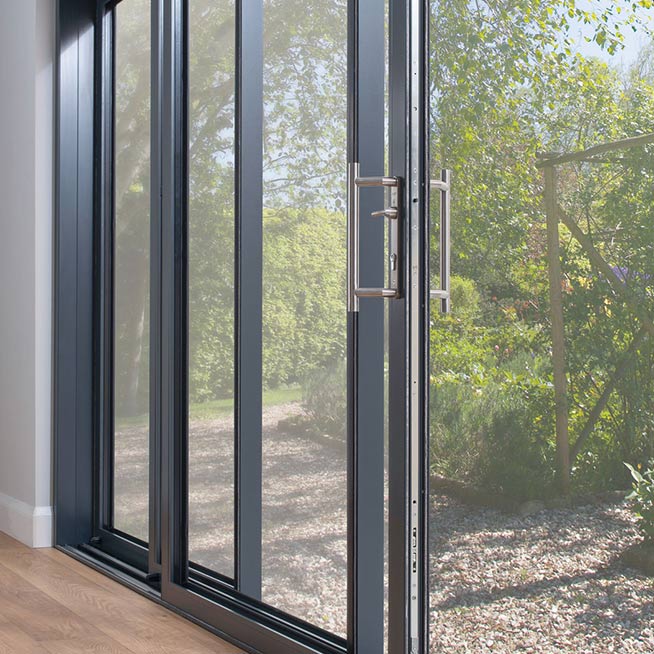 Origin Aluminium Sliding Door - Rococo